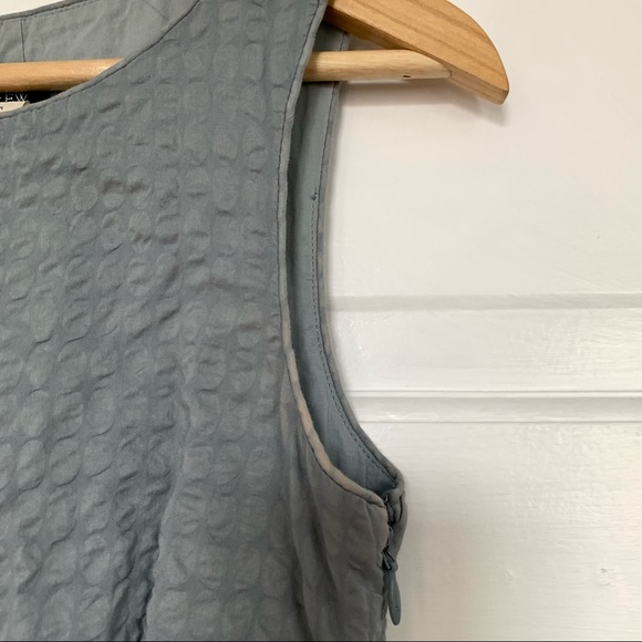 J. Crew A-Line Sleeveless Retro Dress Pockets Gray - Picture 5 of 12